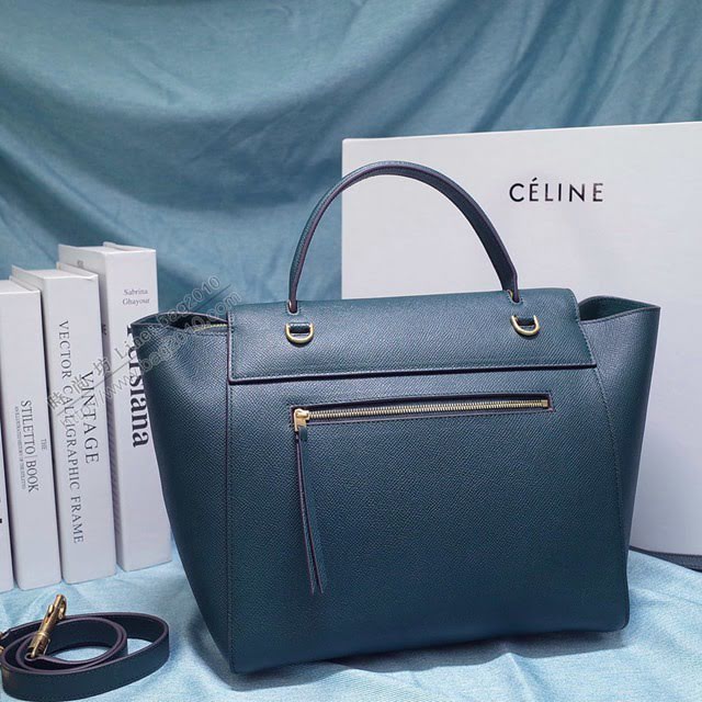 Celine女包 賽琳掌紋牛皮大號手提包 Celine belt bag鯰魚包 189103  slyd2043